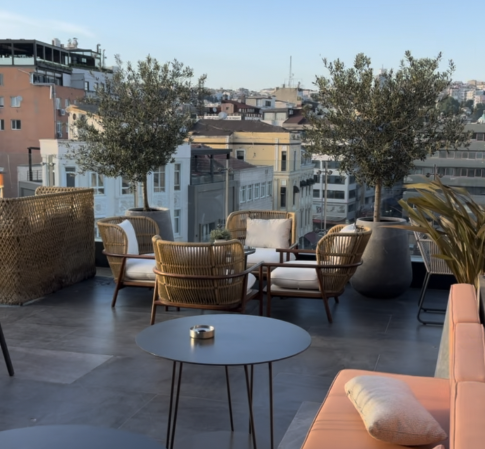 Rooftops in Istanbul Turkey 
